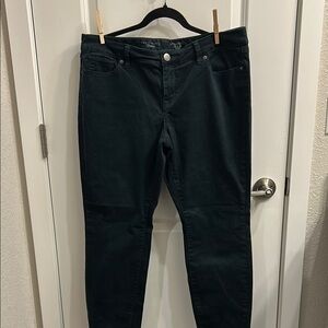 The Limited Denim Legging Jean 678 dark green Skinny Jeans Sleek Fit